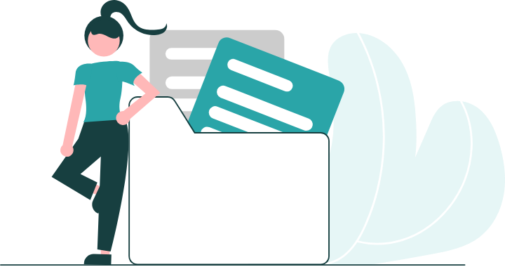 企業ごとの選考状況を表にまとめて管理するイラスト