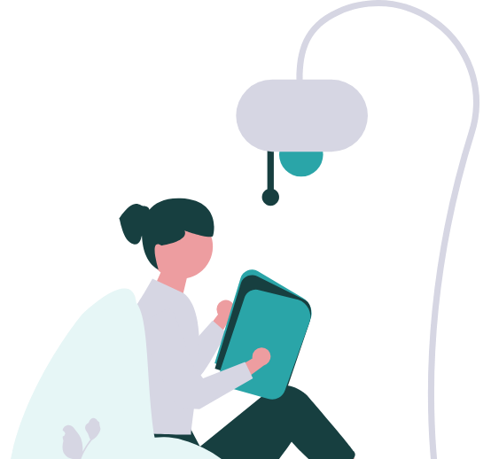 適性検査の対策をするイラスト